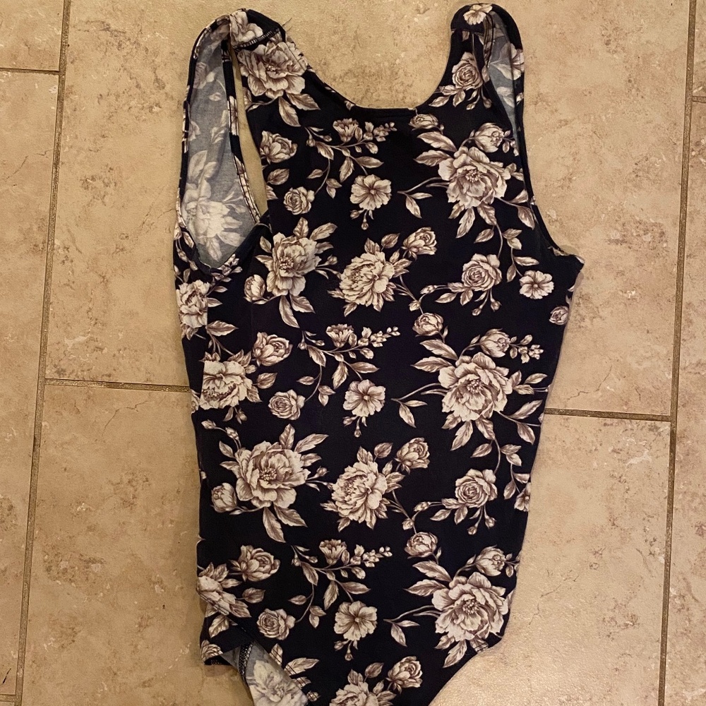 American Eagle Floral Bodysuit